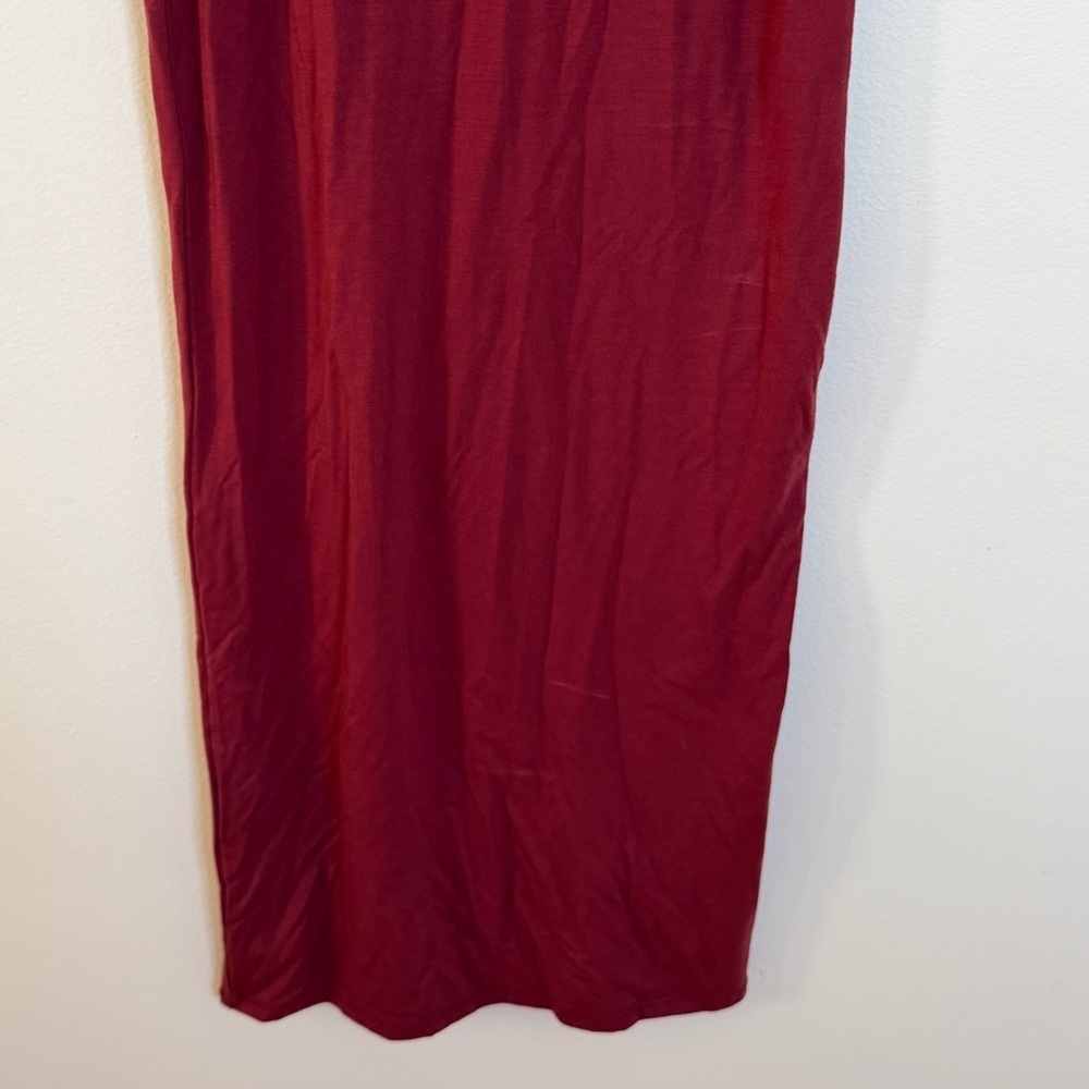 NEW Reformation Tommie Long Sleeve Maxi Dress Chianti Red Size XS NWT - Picture 7 of 7